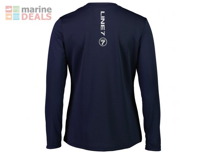 Line 7 Ocean Crew Womens Long Sleeve Shirt Navy 16 Carousel 2