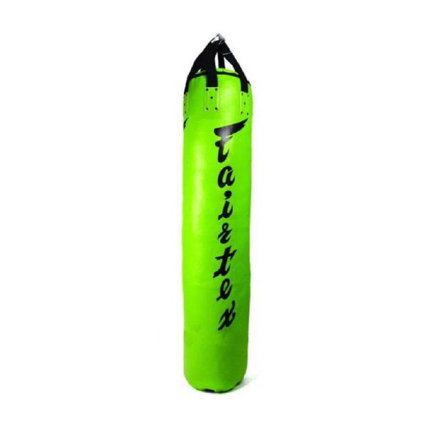 [Lime Green]New FAIRTEX-[[UNFILLED]] 4FT Syntek Leather Muay Thai MMA Punch Bag Carousel 1
