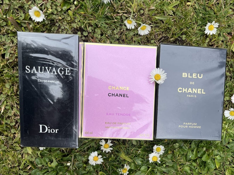 Fragrance Chanel Chance, Dior Sauvage,Bleu De Chanel Authentic 100ml Carousel 1