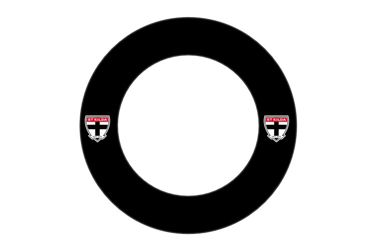 St Kilda Saints AFL Aussie Rules Football Dart Board Surround Carousel 1