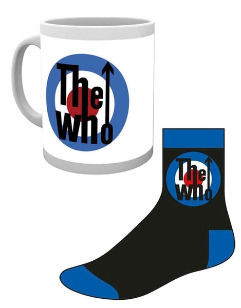 The Who Mug and Socks Gift Set Classic Target Band Logo new Official Gift Set Carousel 1