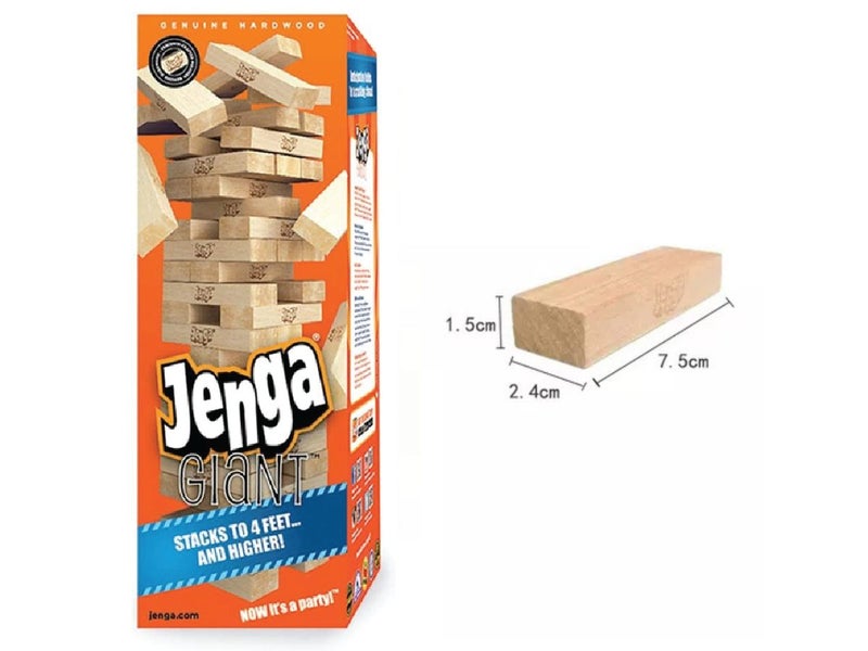 Jenga Classic Block Stacking Game (OVER STOCKED) Carousel 2
