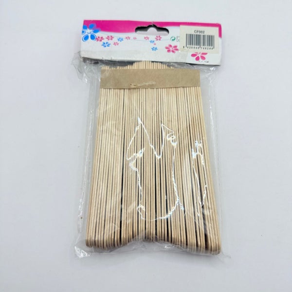 Natural Large Wooden Craft Sticks - 100-Pack Carousel 3