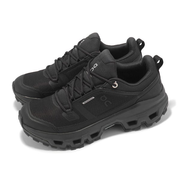On Running Cloudrock Low WP Black Women Water Repellent Outdoors 3WF10141043 Carousel 16