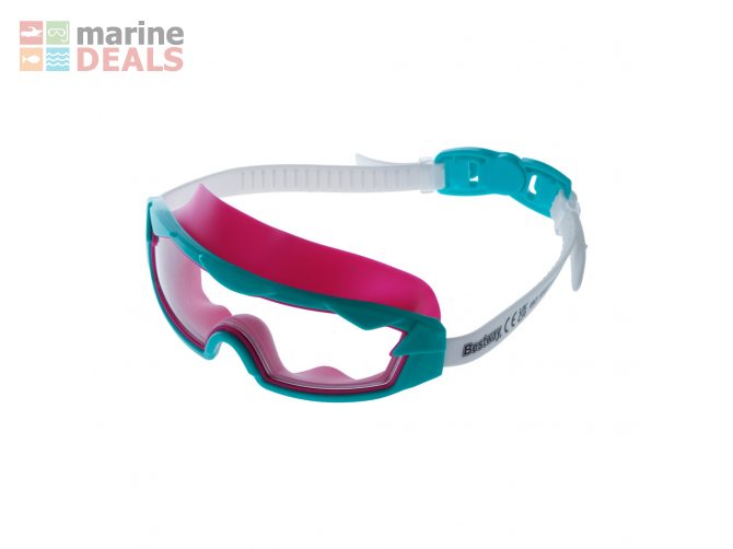 Bestway Tidal Surge Kids Swimming Goggles Pink/Aq… Carousel 1