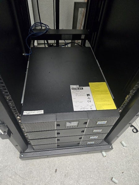 1 x 9PX3000 UPS Plus 3 x EBM - Purchased Sep 2022. Plus server caged rack tower63673500713346111