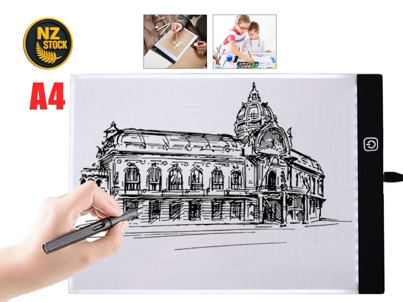 A4 LED Light Box Drawing Board Pad64524718253697110
