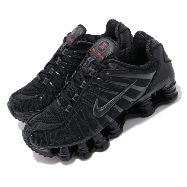 Nike Wmns Shox TL Total Black Women Unisex Running Shoes Sneakers AR3566-002 Carousel 16