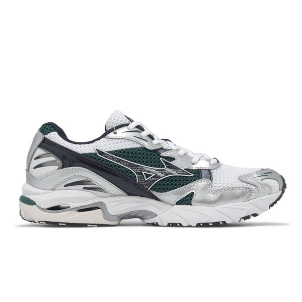 Mizuno Wave Rider 10 White Green Men Unisex Casual Lifestyle Shoes D1GA2104-15 Carousel 2