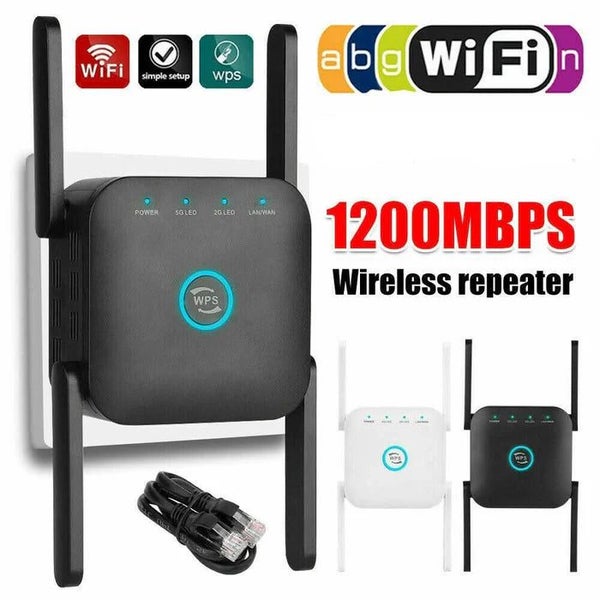 Dual Band Wireless WiFi Extender Carousel 6