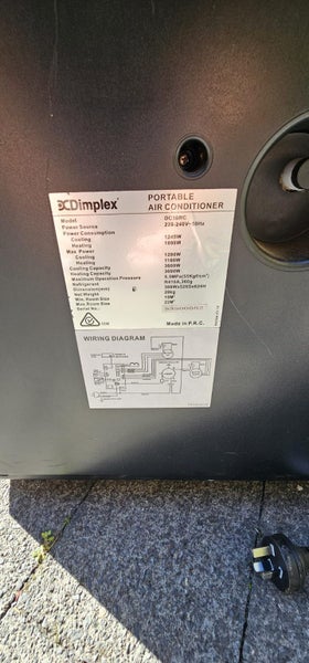 Dimplex Portable Air Conditioner Carousel 2