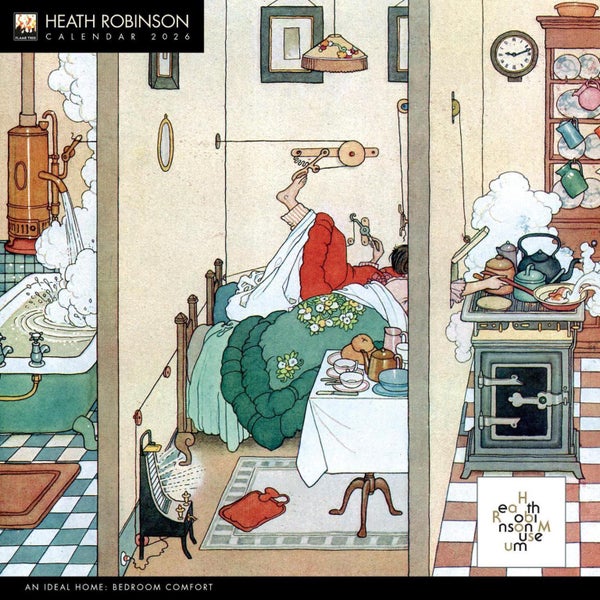 Heath Robinson Wall Calendar 2026 (Art Calendar) by Flame Tree Studio - Carousel 1