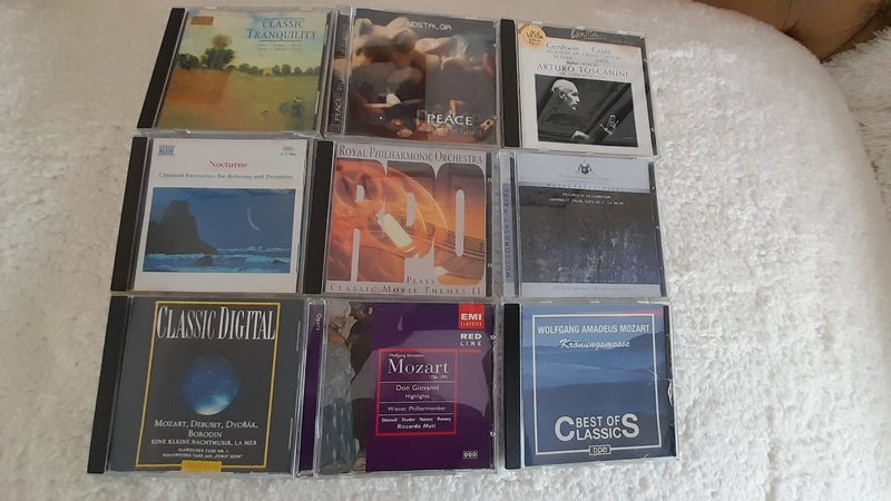 9 x Classical cds all as new. (Lot ) Carousel 1