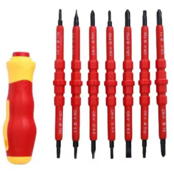 BKG 15PCS 1000V Changeable Insulated Screwdriver Set And Magnetic Carousel 2
