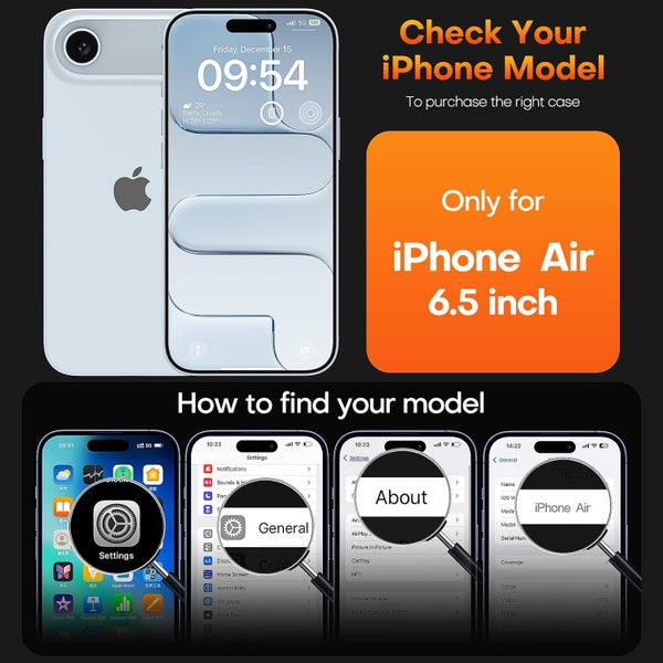 1x RFID Blocking Phone Cover for iPhone Air Carousel 2