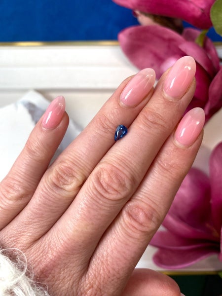 $1 RES ~ $2600 Buy Now * 0.75ct Royal Blue Sapphire Carousel 2