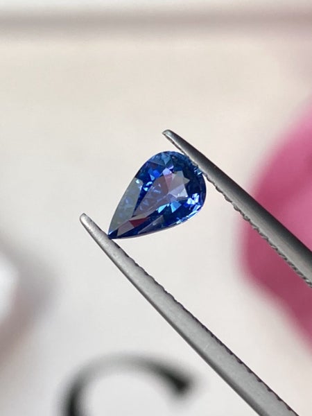 $1 RES ~ $2600 Buy Now * 0.75ct Royal Blue Sapphire Carousel 1