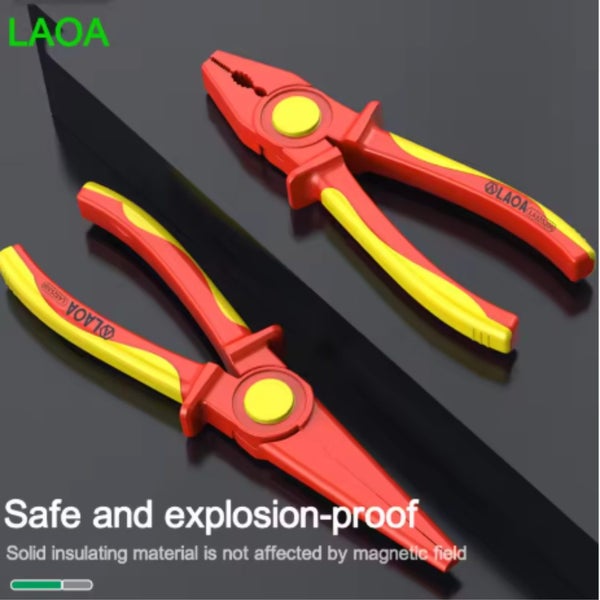 LAOA Solid insulated plastic pliers 1000V high voltage resistant non-slip handle Carousel 4