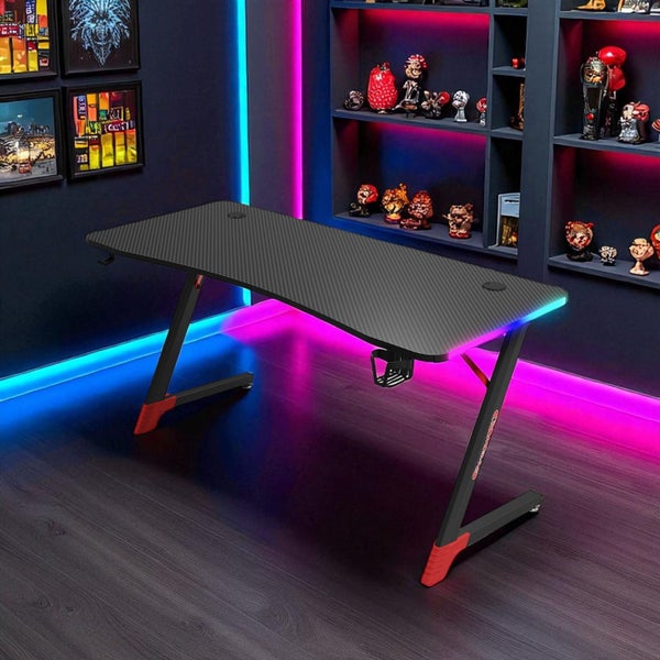 GAMEZX Gaming desk 120cm with RGB LED Carousel 2