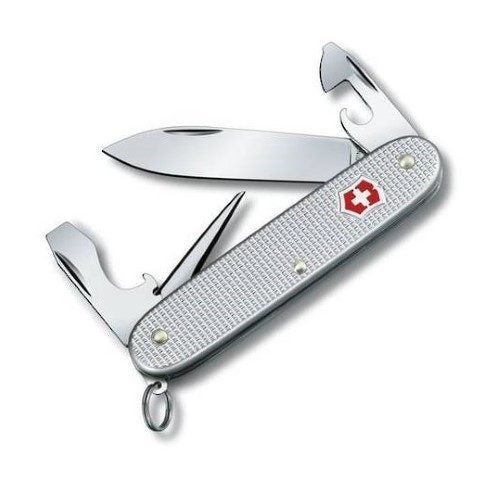 Swiss Army Knife - VICTORINOX SAK Pioneer Alox (Silver) Carousel 1