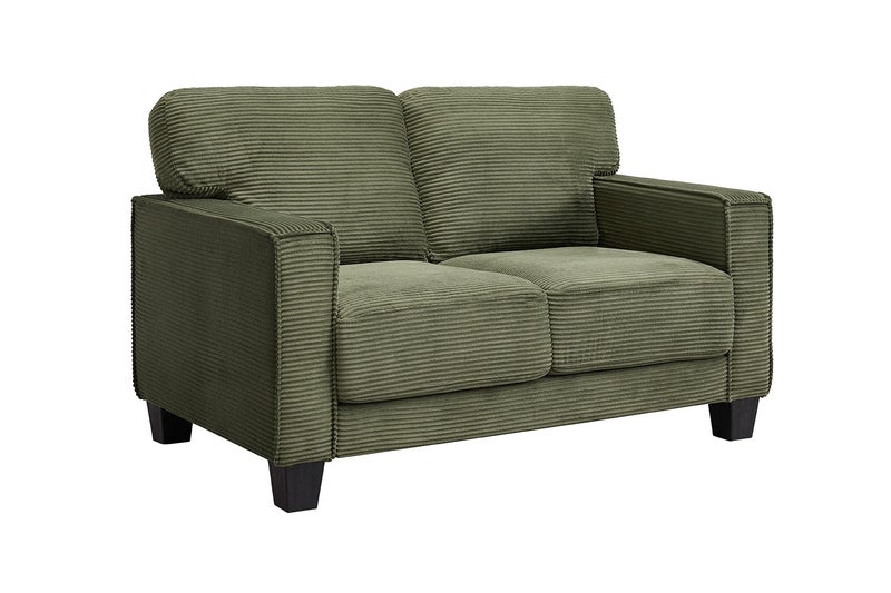 HERBERT Corduroy Sofa Range (Green) - 2 Seater Carousel 1