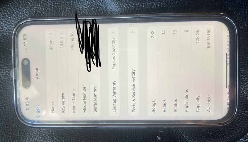 iPhone 16 Ultramarine 128GB $1 Reserve63678052567554113