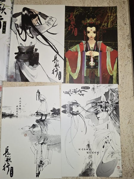 China Tang Dynasty Story History Comic Books-Chang ge xing - Six Books Carousel 8
