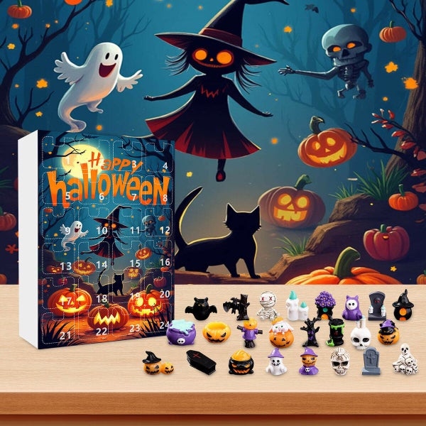 Halloween Advent Calendar 2025 Advent Calendar Collectible Halloween Countdown C Carousel 1