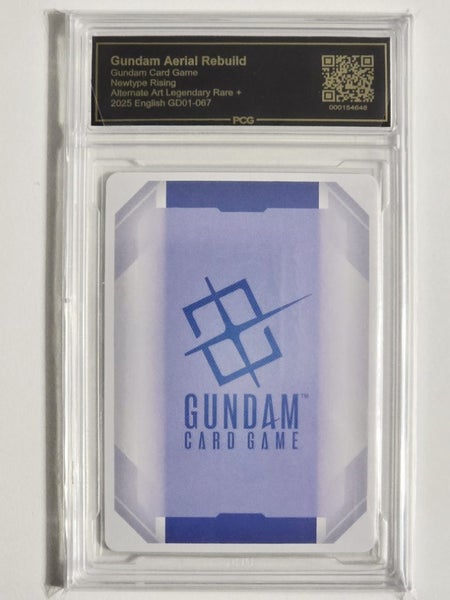 Gundam - Newtype Rising - Gundam Aerial Rebuild (LR+) - Graded - PCG Pristine 10 Carousel 3