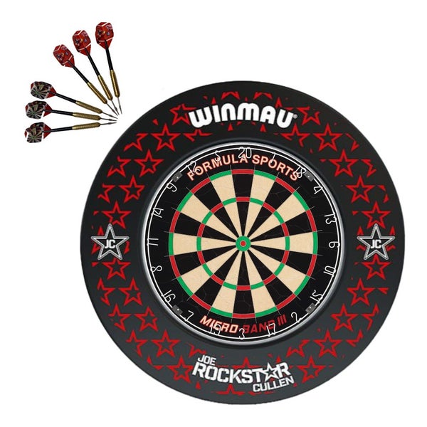 Formula Sports Micro Band 3 Dart Board and Winmau Joe Cullen Rockstar Dartboa... Carousel 1