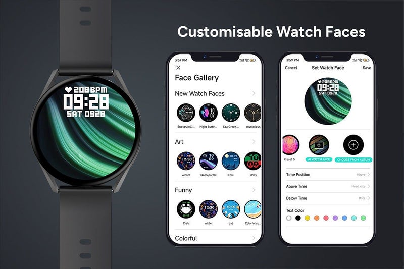 Kogan Pulse 3 Smart Watch (Classic Black) Carousel 13
