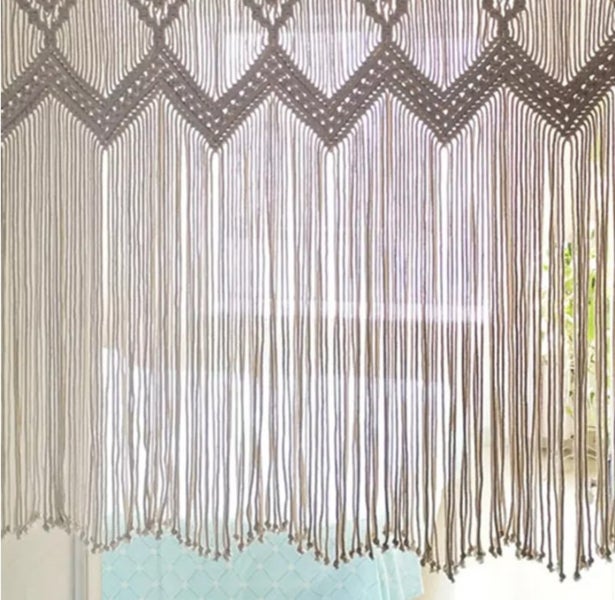 Macrame Wall Hanging Curtain Door Divider Carousel 1