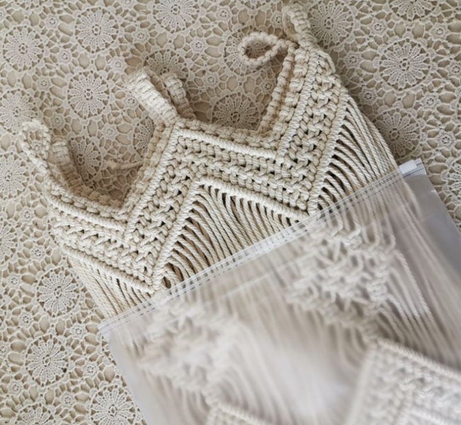 Macrame Wall Hanging Curtain Door Divider Carousel 8