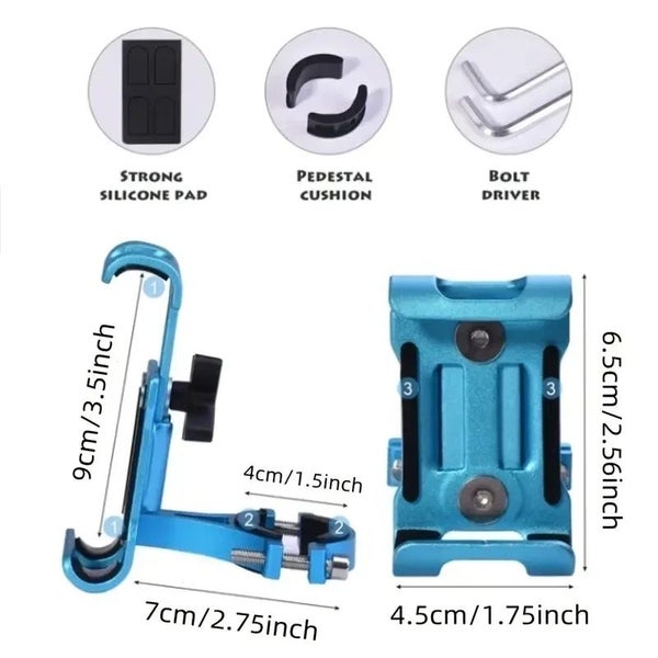 Bike Phone Holder - Bicycle, Motorbike, Scooter, EBike Carousel 2