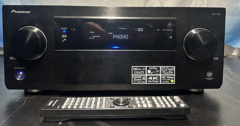 Pioneer SC-LX76 AV Reciever 4K 9.2ch 180w x 9 airplay 3 Zone Carousel 2