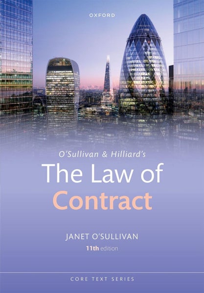 OSullivan & Hilliard's The Law of Contract by Janet OELSullivan - Paperback Carousel 1