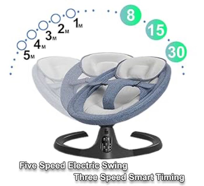 Electric Baby Swing Seat – Side-to-Side Motion NEEDS FIXING Carousel 1