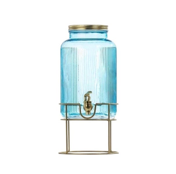 Home Co. 5.8L Drink Dispenser On Rack Blue Carousel 1