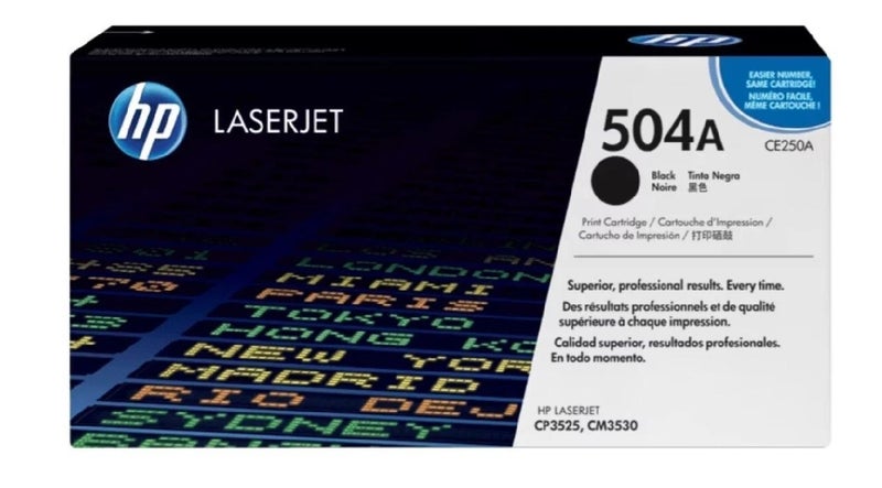 HP Geniune CE250A, Black Toner Cartridge Carousel 1