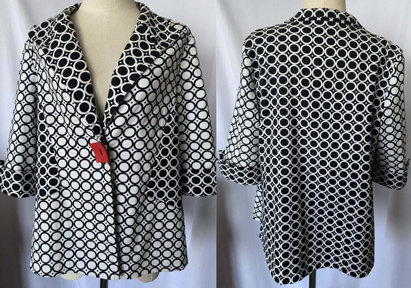 NEW ARRIVAL INTERNATIONAL DESIGNER GURU *JOSEPH RIBKOFF* JACKET (8/10) Carousel 1