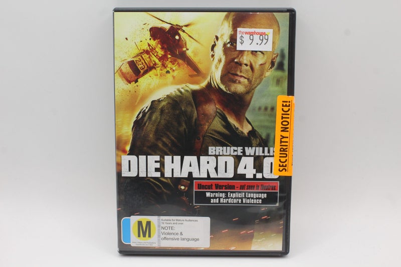 Die Hard 4.0 (Uncut Version) DVD – Bruce Willis Action Thriller Carousel 1