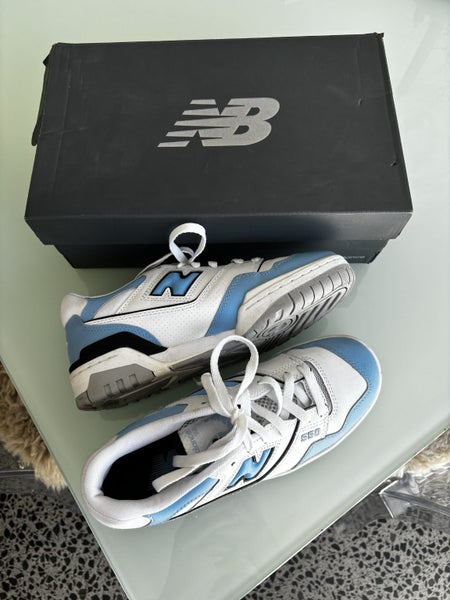 New Balance 550 white Carolina Blue Carousel 1