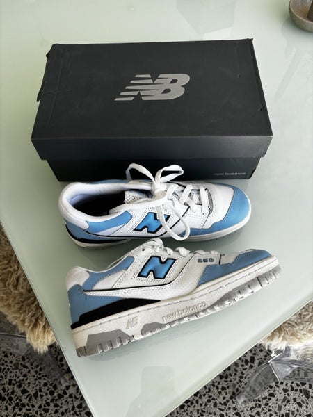 New Balance 550 white Carolina Blue Carousel 2