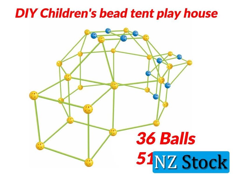 Kids Construction Fort Building Kit NZ Clearance Carousel 2