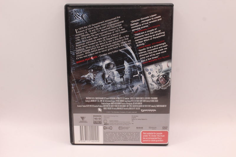 Apollo 18 DVD Sci-Fi Horror Thriller Carousel 2