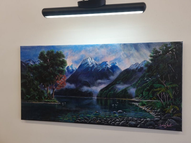 Fiordland Passing Rain - Caley Hall - Original Painting Carousel 14