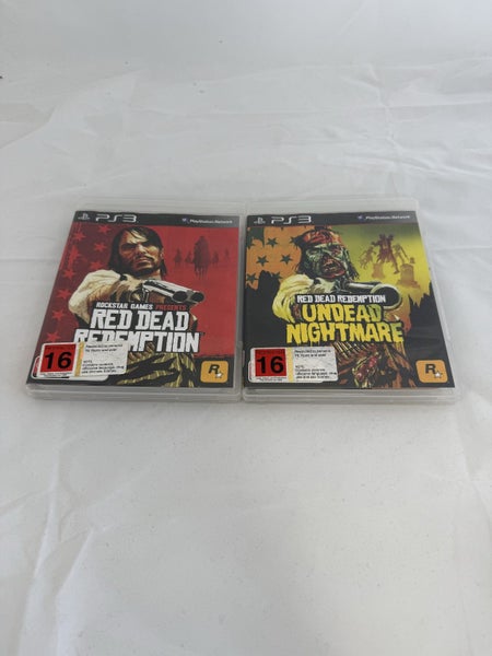 Red Dead Redemption & Undead Nightmare PS3 games CIB Carousel 2