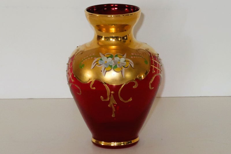***BEAUTIFUL VENETIAN GLASS VASE*** Carousel 1