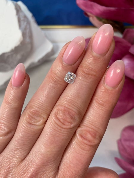 $1 RES ~ $1730 Retail * 1.33ct White Diamond Cushion Cut VVS2 Carousel 2