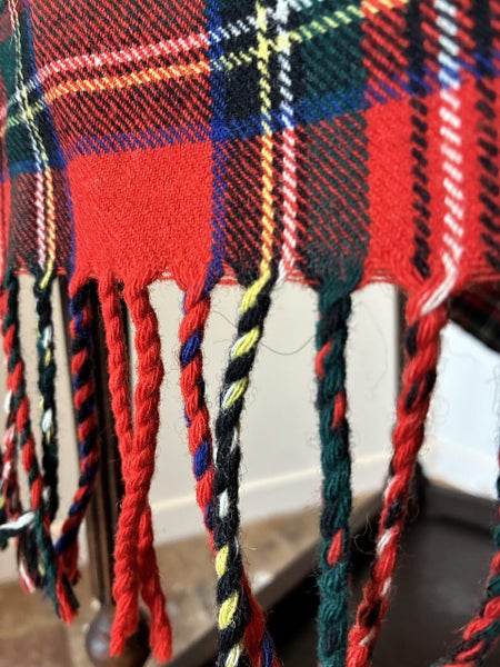 Vintage Wool Tartan Cloth/ Picnic Blanket – Stewart Royal Modern, Wool Carousel 2